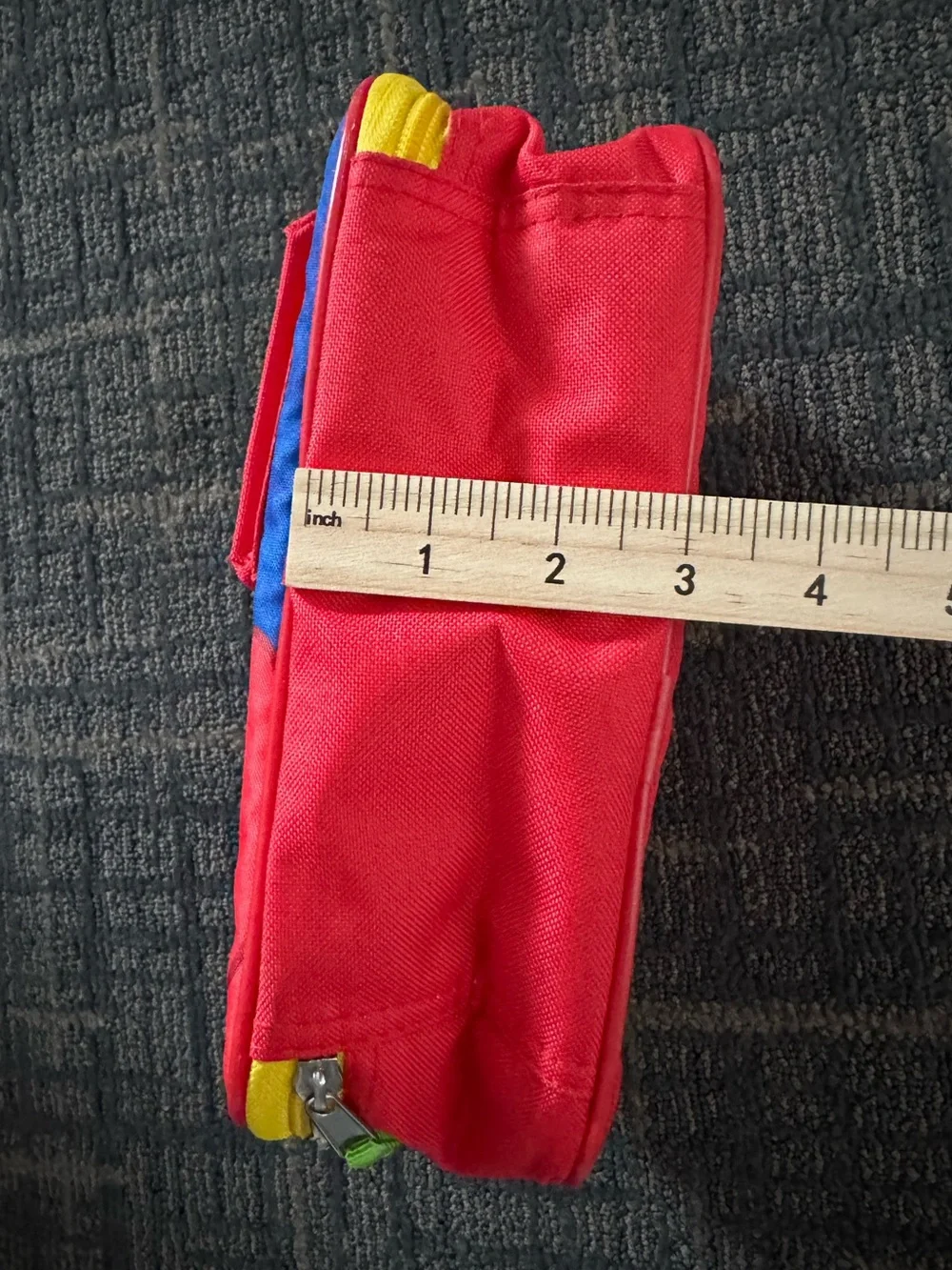 Sesame Street Elmo 1 2 3 Insulated Lunch Box School Cooler Bag Red Blue Kids O/S